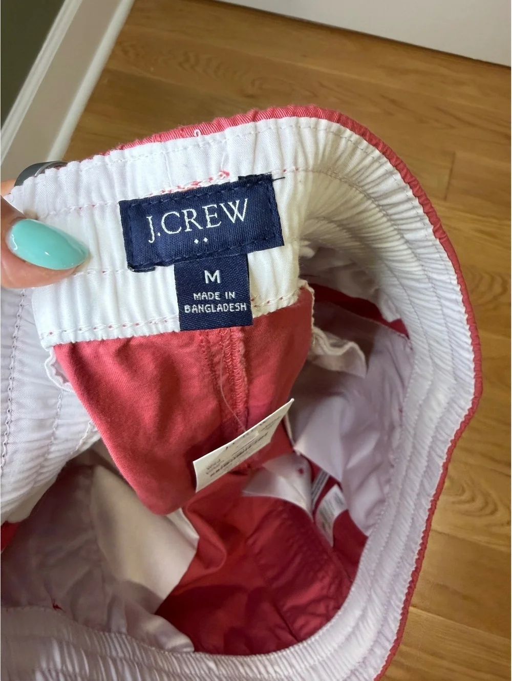 NWT J Crew Men’s Cotton Salmon Shorts